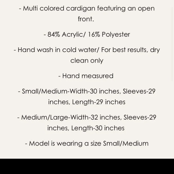 Sweater Cardigan - Picture 3 of 3